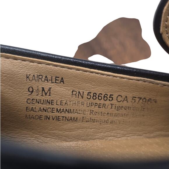 Susina Kaira Lea Loafers Slip On Shoes Black Leather Women's 9.5 - Picture 8 of 8